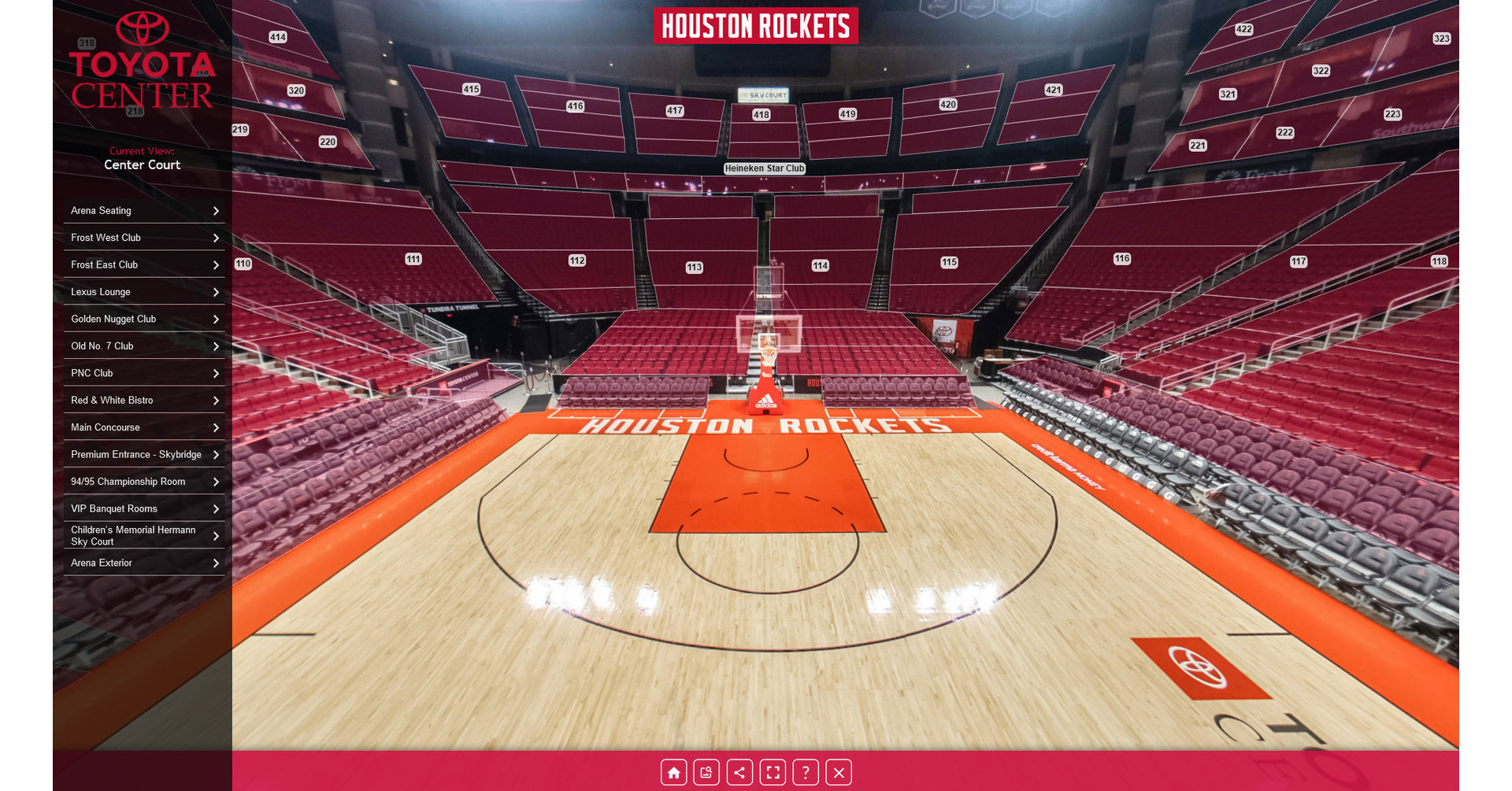 Skyway Interactive Unveils Virtual Tour For Houston Rockets Arena