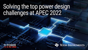 TI addresses critical power-management design challenges for electric vehicles and industrial systems at APEC 2022