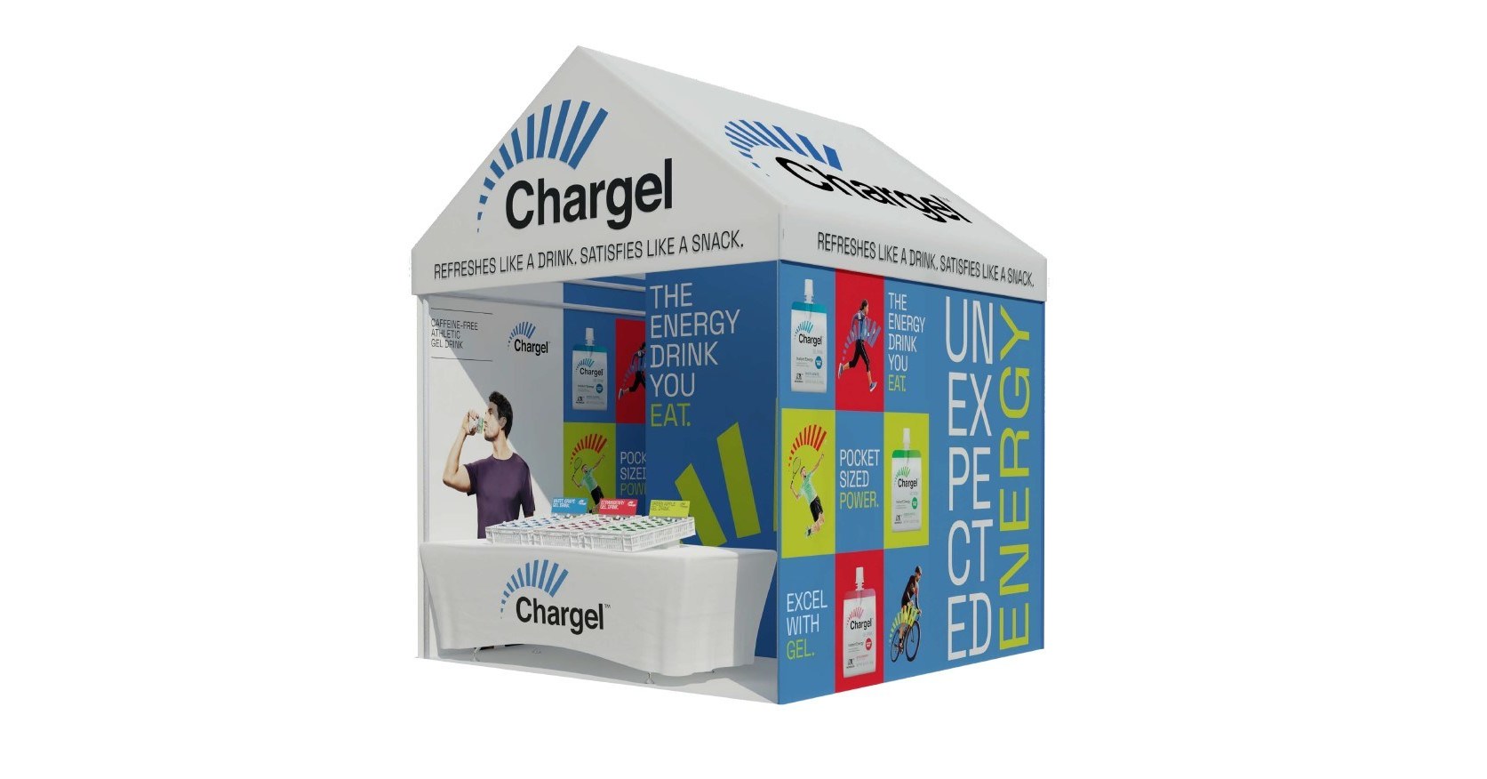 Introducing Chargel Stations: Delivering Unexpected Energy to Fuel Athletes On-the-Go Introducing Chargel Stations: Delivering Unexpected Energy to Fuel Athletes On-the-Go