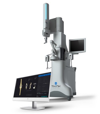 The TSolution One® System from THINK Surgical is the only surgical robot for TKA that allows choice across a library of implants from different manufacturers, facilitating greater choice and patient customization.