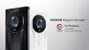 LE HONOR MAGIC4 ULTIMATE ARRIVE EN TÊTE DU CLASSEMENT DXOMARK DES APPAREILS PHOTO POUR TÉLÉPHONES INTELLIGENTS