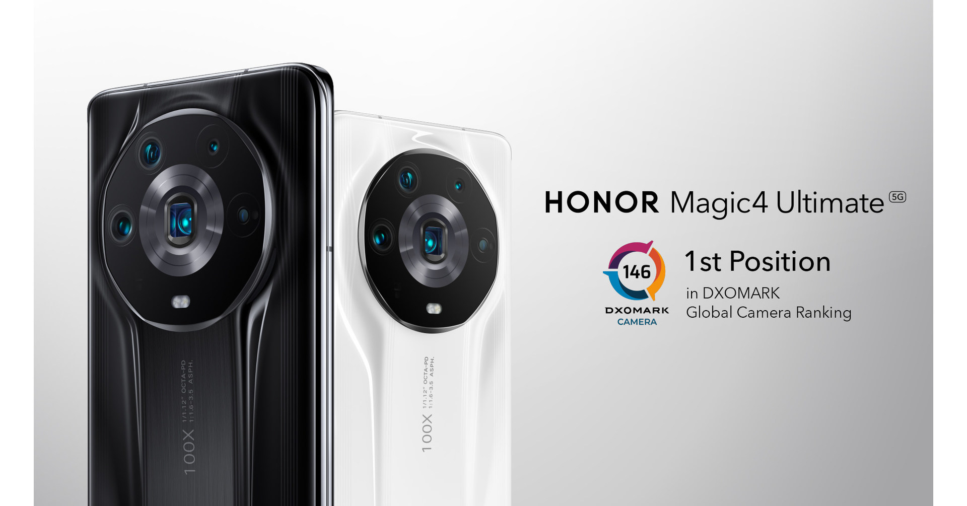 HONOR MAGIC4 ULTIMATE DEBUTA EN EL PRIMER PUESTO DE LA CLASIFICACI&Oacute;N DE C&Aacute;MARAS DE TEL&Eacute;FONOS INTELIGENTES DE DXOMARK