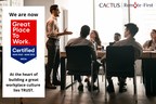 CACTUS Named as one of India's Best Workplaces in Health and Wellness 2021