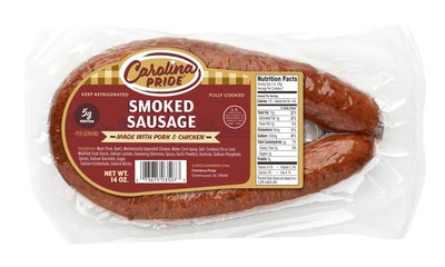 New Carolina Pride Smoked Sausage Packaging