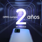 OPPO cumple dos años en México, marcando un crecimiento de tres dígitos