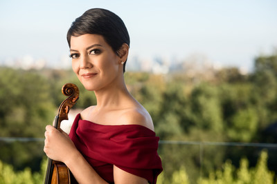 Violinist Anne Akiko Meyers will perform at the PSO's 2022-2023 Season-opener. CREDIT David Zentz