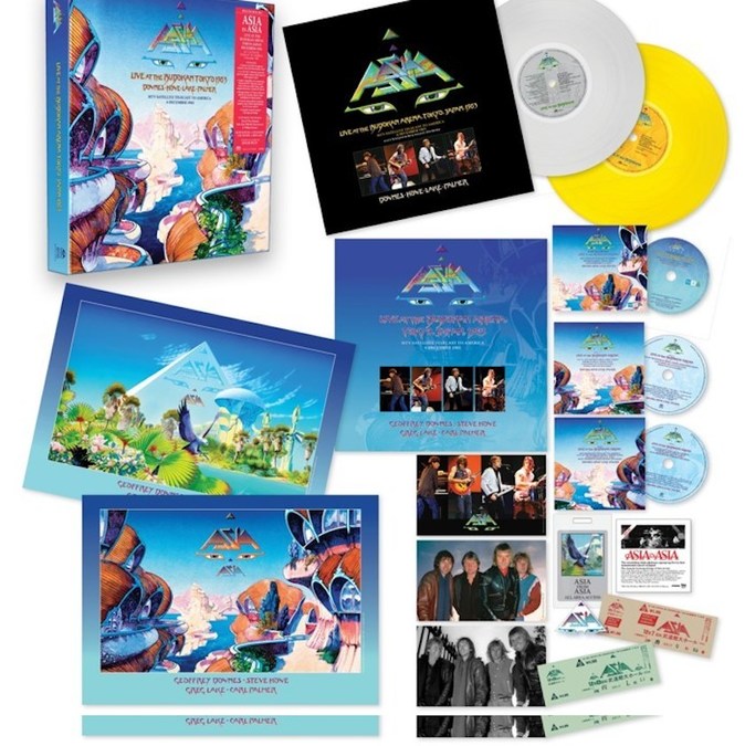 ASIA IN ASIA LIVE AT THE BUDOKAN ARENA, TOKYO, DECEMBER 1983 DELUXE BOX SET, 2LP, 1CD & DIGITAL. Released 10th June - Vimarsana News