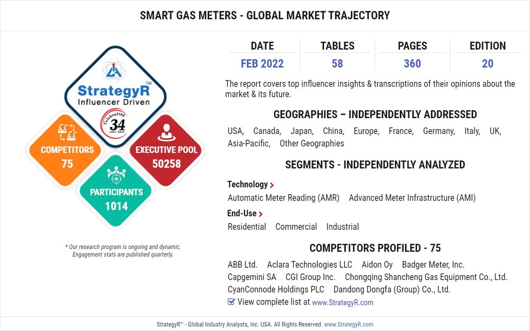 Global Smart Gas Meters Market to Reach $8 Billion by 2026 - Vimarsana News
