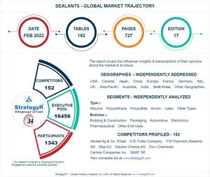 New Analysis from Global Industry Analysts Reveals Steady Growth for Sealants, with the Market to Reach $11.3 Billion Worldwide by 2026