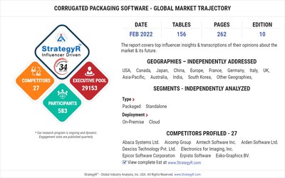 New Analysis from Global Industry Analysts Reveals Steady Growth for Corrugated Packaging Software, with the Market to Reach $17.6 Billion Worldwide by 2026