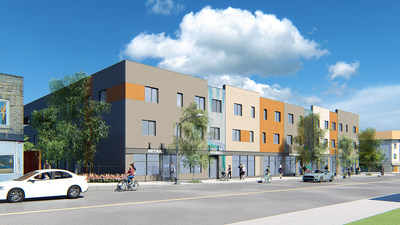Illustration du projet Embassy Commons (Groupe CNW/Socit canadienne d'hypothques et de logement)