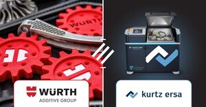 WÜRTH ADDITIVE GROUP SIGNS AGREEMENT TO DISTRIBUTE KURTZ ERSA 3D PRINTERS