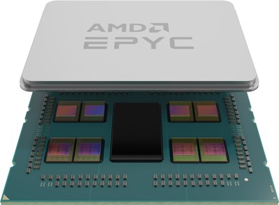 Ansys Cloud will automatically upgrade to offer the AMD EPYC 7003 Series processors with AMD 3D V-Cache technology (pictured) today. Image courtesy of AMD.