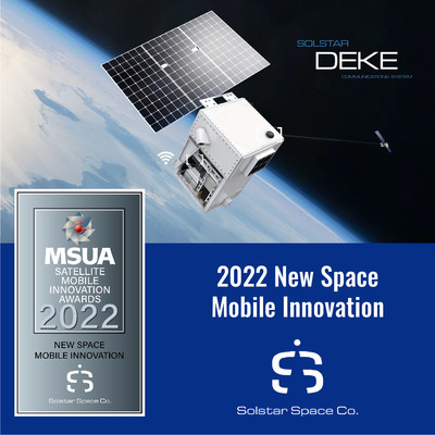 Solstar Space Deke Space Communicator Earns MSUA New Space Mobile Innovation Award