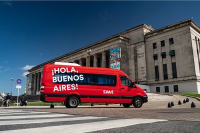 Swvl bus in Buenos Aires
