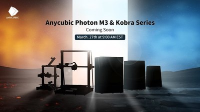 Anycubic is going to launch new LCD and FDM series.