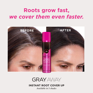 Introducing The Gray Away Instant Root Cover Up Spray Collection