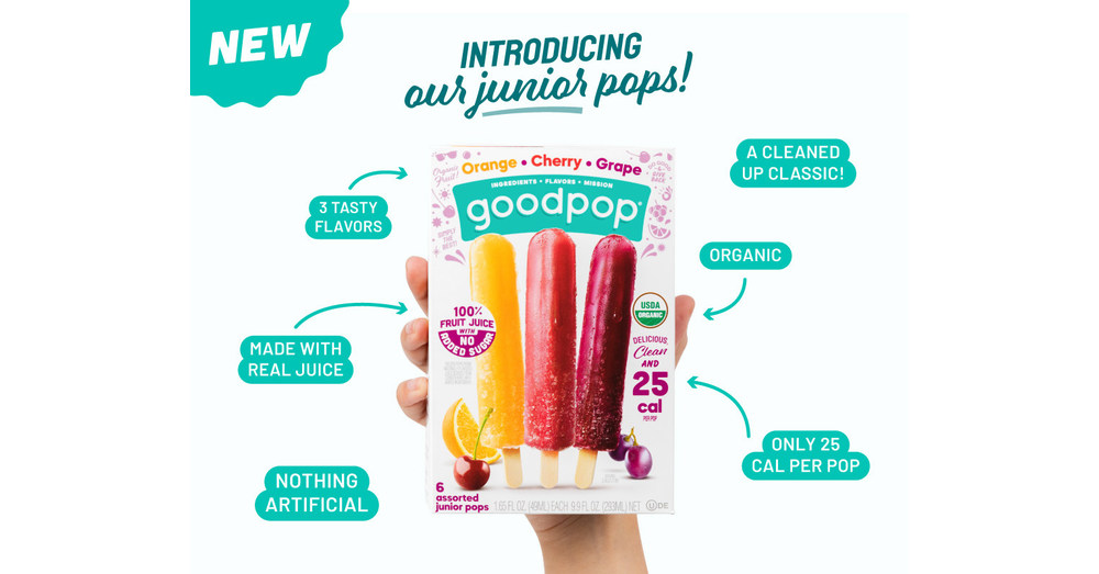 GoodPop Showcases New Organic Junior Pops - Frozen Food Europe