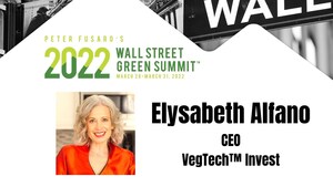 Famed Wall Street Green Summit Features Elysabeth Alfano, CEO of VegTech™ Invest, As Key Speaker on Plant-based Innovation and Alternative Proteins Investing
