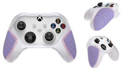 Spring into gaming and outfit your Xbox wireless controller with OtterBox Easy Grip Controller Shell, now available in Lilac Dream.