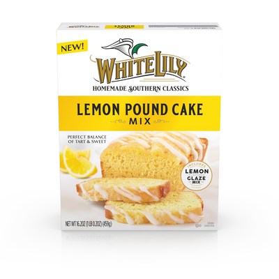 White Lily Lemon Pound Cake with Lemon Glaze