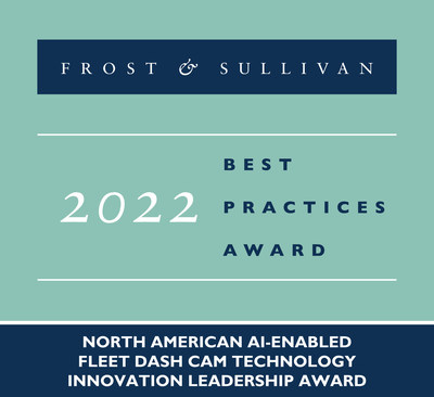 2022 North American AI-Enabled Fleet Dash Cam Technology Innovation Leadership Award