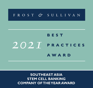 Medeze Named Frost &amp; Sullivan's 2021 Company of the Year in the Southeast Asia Stem Cell Banking Industry