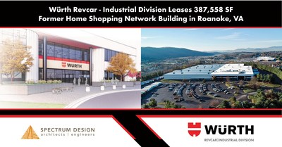 Würth Revcar – Industrial Division, a Würth Industry North America company, has fully leased the building at 1 Avery Row in Roanoke, Virginia.