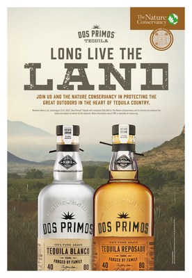 The Dos Primos Tequila Company – founded by country-music superstar Thomas Rhett and his cousin, Jeff Worn – is partnering with The Nature Conservancy (TNC) to support land-restoration and water-conservation efforts in Mexico. The company has pledged $50,000 to TNC for its conservation work in the Tehuacán Valley area in Mexico.
