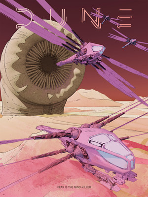 "Dune" by Ron Domingue/Shutterstock with artist inspiration from Moebius