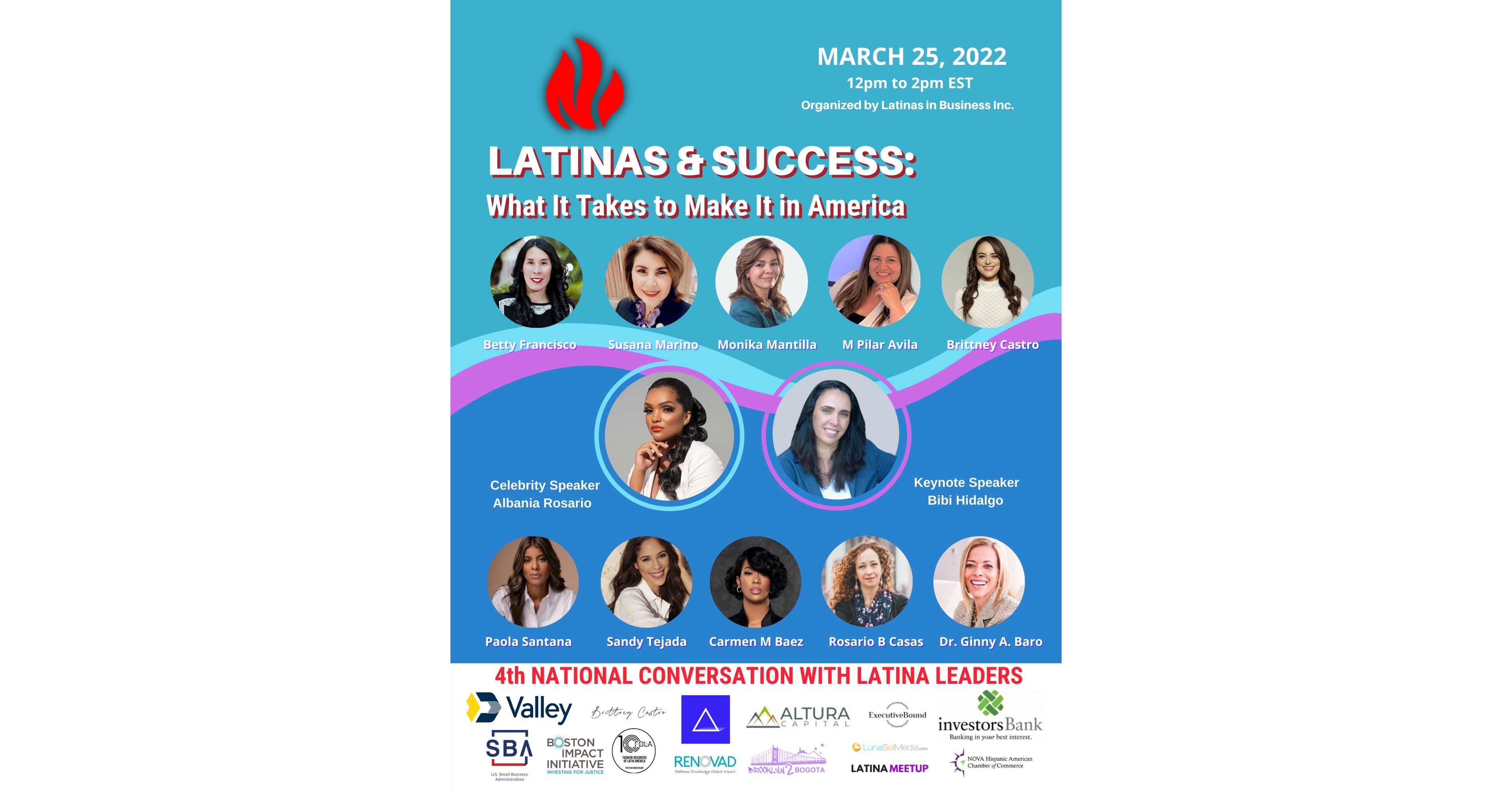Full Speakers' Lineup for Latinas & Success at the 4th National