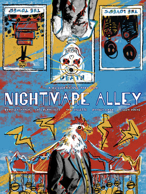 "Nightmare Alley" de Hannah Golding/Shutterstock con inspiración artística de Jean-Michel Basquiat