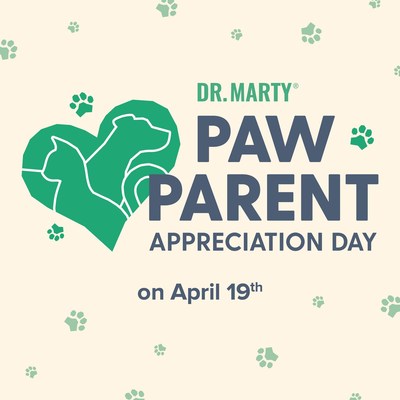 Paw Parent Appreciation Day on April 19th From Dr. Marty Pets.