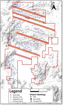 Figure 1 – Location map of the South Bullfrog project displaying Zacapa’s newly completed geochemical and geophysical surveys (CNW Group/Zacapa Resources)