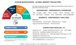 New Analysis from Global Industry Analysts Reveals Steady Growth for Sodium Borohydride, with the Market to Reach $2 Billion Worldwide by 2026