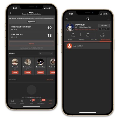 Sports Thread offers a free social media-based, self-promotion, and communications software platform for the 125 million student-athletes, coaches, parents, and fans in the youth sports market.