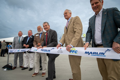 Chesapeake Utilities Corporation opens CNG fueling station, operated by Marlin Compression, in Georgia near the Port of Savannah