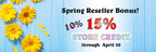 Print Resellers Earn 15% Store Credit Through April at DocuCopies...