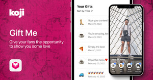 Creator Economy Platform Koji Announces "Gift Me" App