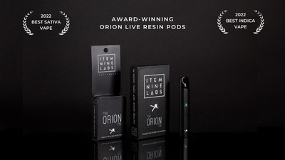 Item 9 Labs’ Orion 710 Live Resin Pods won two first-place awards in the “Best Cannabis Vape Pen” category for indica and sativa at the Spring ERRL Cup on March 12-13, 2022. Since the brand’s inception in 2017, it has earned 25-plus accolades in Arizona competitions across various product categories – cannabis flower, concentrates, Orion Live Resin Pods and cannabis vape cartridges.