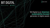 Bit Digital, Inc. Announces Conference Participation and Updated Investor Presentation
