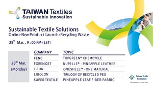 Taiwan Textile Industry Reveals Cutting-Edge Sustainable Textile Technology on 28th of March