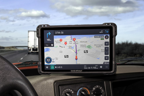 The TND Tablet 1050 is Rand McNally's new 10-inch truck-specific GPS, built for professional drivers.