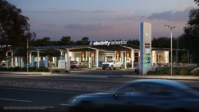 Electrify America is introducing a new design vision for some of its future charging stations to exceed electric vehicle customer expectations as they transition to electric mobility. Select stations will feature solar canopies, waiting areas, plus some stations may offer valet charging and curbside delivery options.
