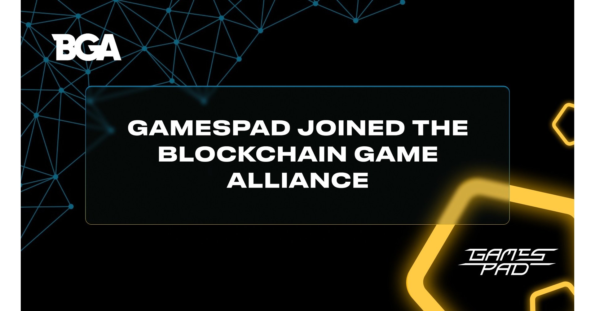 GamesPad Joined The Blockchain Game Alliance