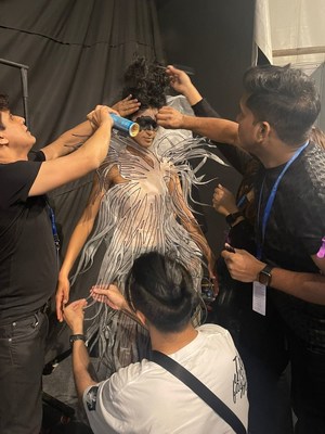 Backstage Heroes from Lakmé Salon and Academy at the Atelier of FDCI X Lakmé Fashion Week