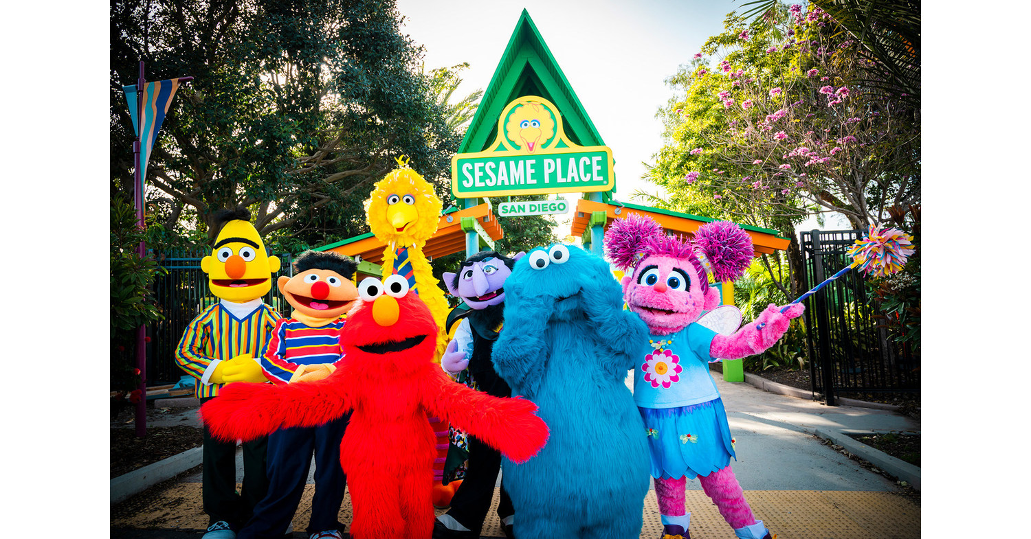 SeaWorld Parks & Entertainment und Sesame Workshop feiern die große Eröffnung des Sesame Place San Diego, des ersten Parks an der Westküste, der auf der berühmten Sesamstraßen-Show basiert