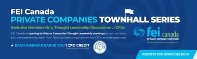 Town Hall Banner (CNW Group/Financial Executives International Canada)