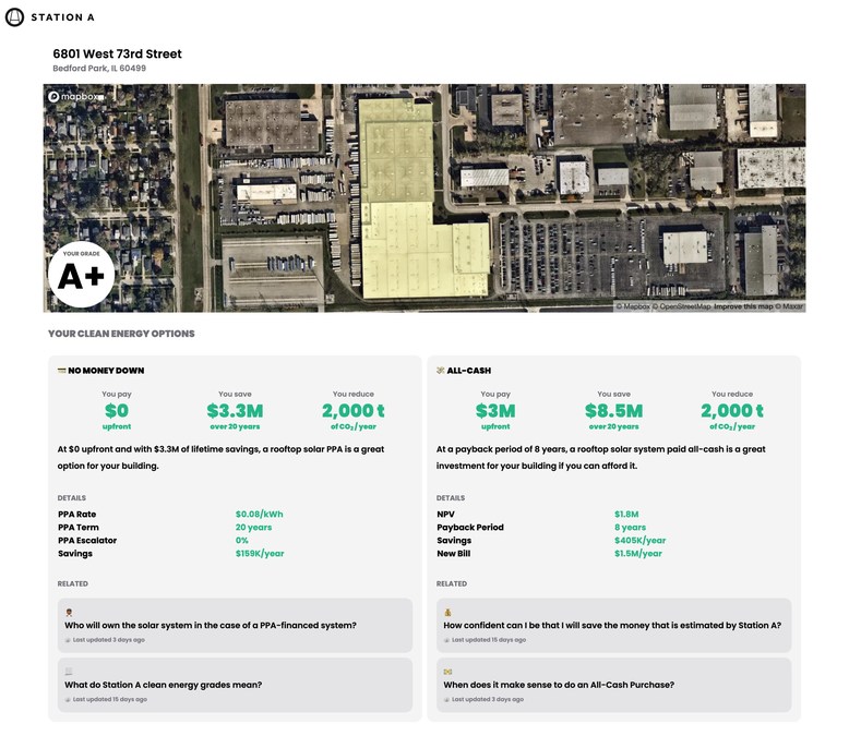 Climate Tech Startup Station A Launches "Clean Energy Grades" to Instantly Generate Financial and Carbon Savings with Just One Click - Vimarsana News