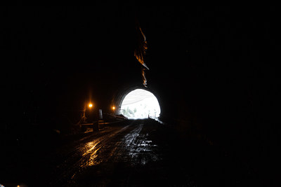 Zojila Tunnel Works Going On at Brisk Pace